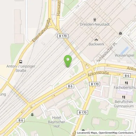 Standortübersicht der Tankstelle SachsenEnergie AG in 01097 Dresden