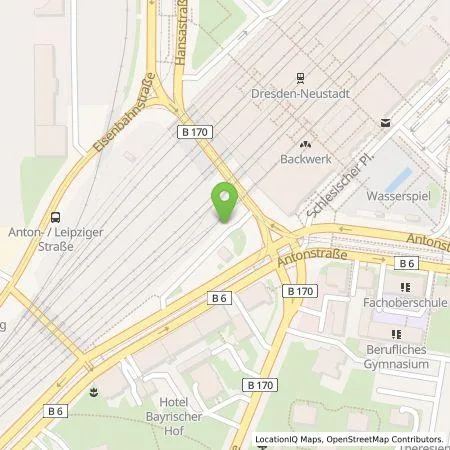 Standortübersicht der Tankstelle SachsenEnergie AG in 01097 Dresden