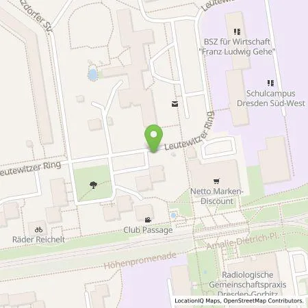 Standortübersicht der Tankstelle SachsenEnergie AG in 01169 Dresden