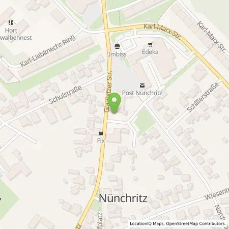 Standortübersicht der Tankstelle SachsenEnergie AG in 01612 Nünchritz