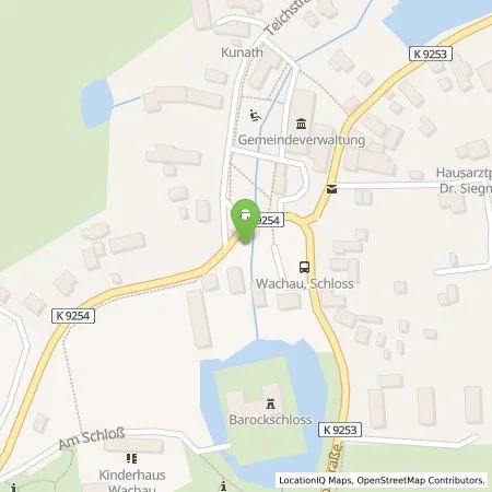 Standortübersicht der Tankstelle SachsenEnergie AG in 01454 Wachau