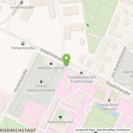 Standortübersicht der Tankstelle SachsenEnergie AG in 01067 Dresden