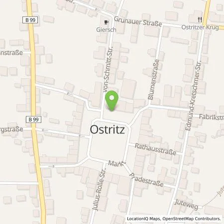 Standortübersicht der Tankstelle SachsenEnergie AG in 02899 Ostritz