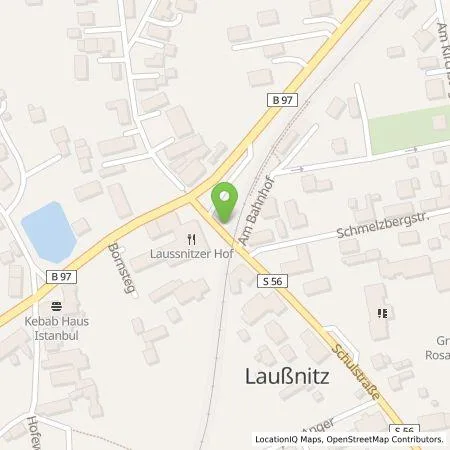 Standortübersicht der Tankstelle SachsenEnergie AG in 01936 Laußnitz