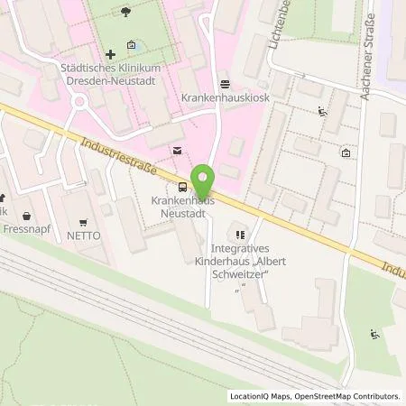 Standortübersicht der Tankstelle SachsenEnergie AG in 01129 Dresden