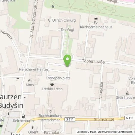 Standortübersicht der Tankstelle Beteiligungs- und Betriebsgesellschaft Bautzen mbH in 02625 Bautzen