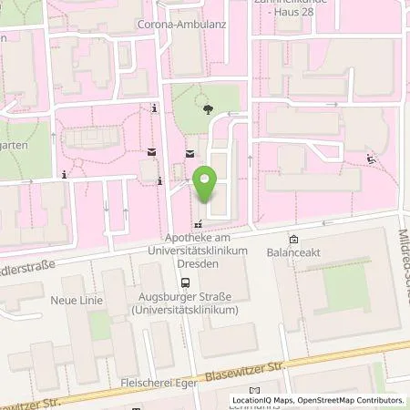 Standortübersicht der Tankstelle SachsenEnergie AG in 01307 Dresden