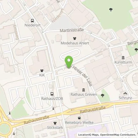 Standortübersicht der Tankstelle Grevener Verkehrs GmbH in 48268 Greven