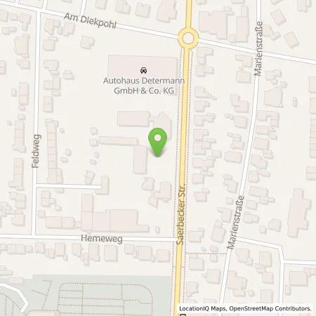 Standortübersicht der Tankstelle Grevener Verkehrs GmbH in 48268 Greven