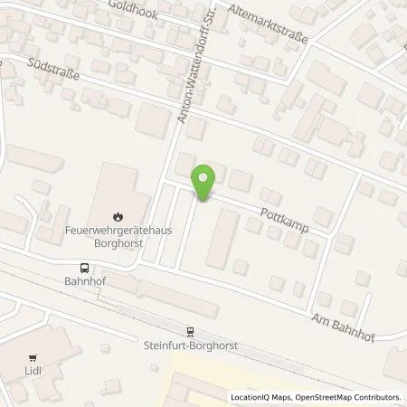 Standortübersicht der Tankstelle Stein GmbH in 48565 Steinfurt