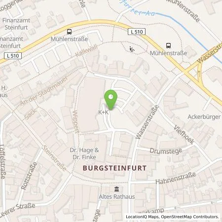 Standortübersicht der Tankstelle Stein GmbH in 48565 Steinfurt