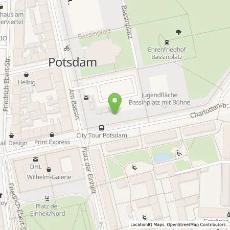 Standortübersicht der Tankstelle Energie und Wasser Potsdam GmbH in 14467 Potsdam