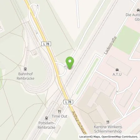 Standortübersicht der Tankstelle Energie und Wasser Potsdam GmbH in 14478 Potsdam