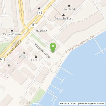 Standortübersicht der Tankstelle Energie und Wasser Potsdam GmbH in 14471 Potsdam