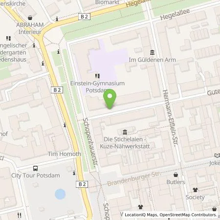 Standortübersicht der Tankstelle Energie und Wasser Potsdam GmbH in 14467 Potsdam