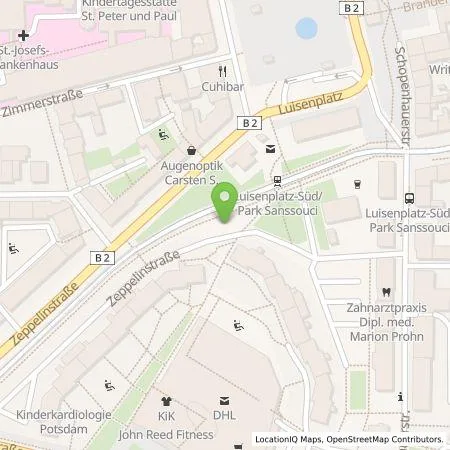 Standortübersicht der Tankstelle Energie und Wasser Potsdam GmbH in 14471 Potsdam