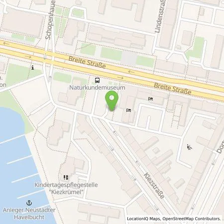 Standortübersicht der Tankstelle Energie und Wasser Potsdam GmbH in 14467 Potsdam