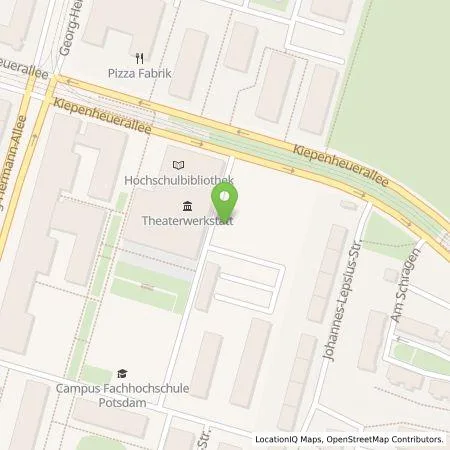 Standortübersicht der Tankstelle Energie und Wasser Potsdam GmbH in 14469 Potsdam