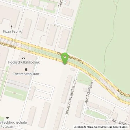 Standortübersicht der Tankstelle Energie und Wasser Potsdam GmbH in 14469 Potsdam