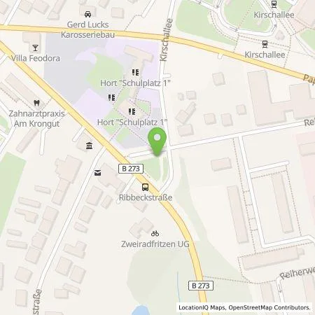 Standortübersicht der Tankstelle Energie und Wasser Potsdam GmbH in 14469 Potsdam