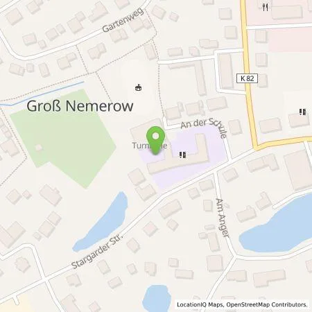 Standortübersicht der Tankstelle Hotel Bornmühle GmbH & Co KG in 17094 Groß Nemerow