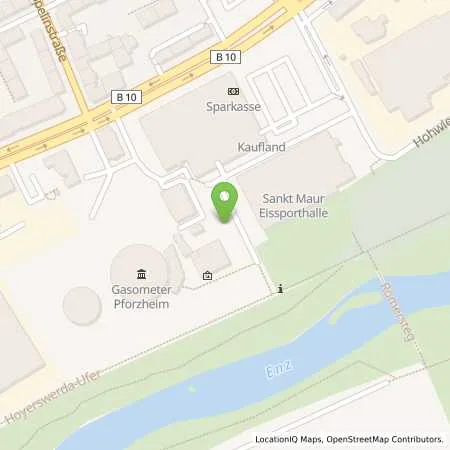 Standortübersicht der Tankstelle SWP Stadtwerke Pforzheim GmbH&Co.KG in 75175 Pforzheim