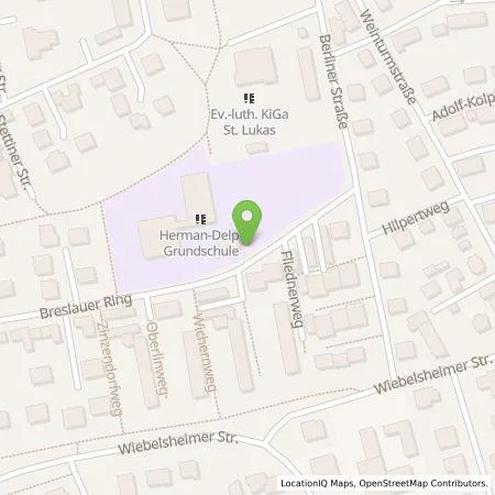 Standortübersicht der Tankstelle Stadtwerke Bad Windsheim in 91438 Bad Windsheim