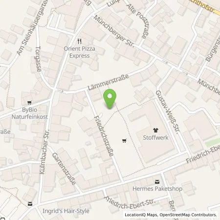 Standortübersicht der Tankstelle Licht- und Kraftwerke Helmbrechts GmbH in 95233 Helmbrechts