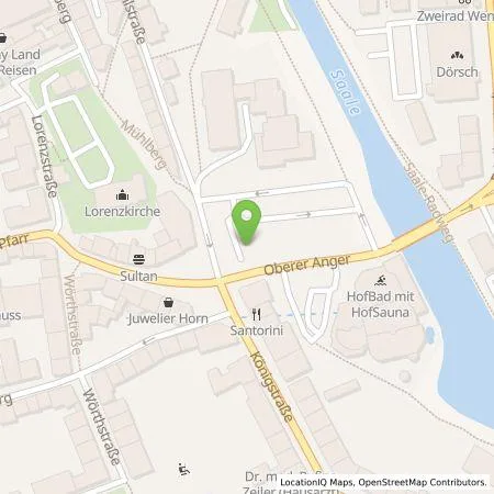 Standortübersicht der Tankstelle N-ERGIE Aktiengesellschaft in 95028 Hof