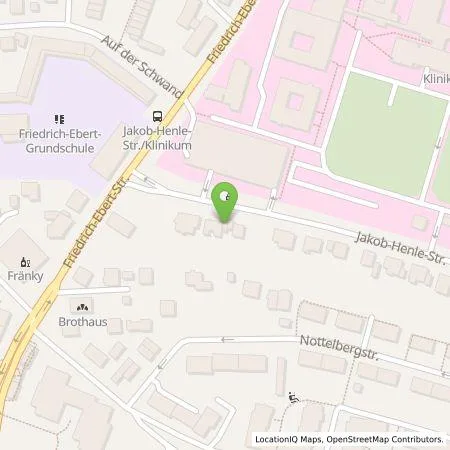 Standortübersicht der Tankstelle infra fürth service gmbh in 90763 Fürth