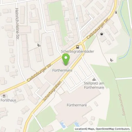 Standortübersicht der Tankstelle infra fürth service gmbh in 90766 Fürth