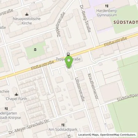 Standortübersicht der Tankstelle infra fürth service gmbh in 90763 Fürth