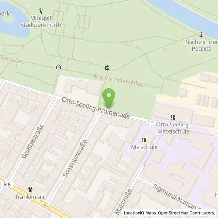 Standortübersicht der Tankstelle infra fürth service gmbh in 90762 Fürth