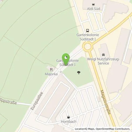 Standortübersicht der Tankstelle infra fürth service gmbh in 90763 Fürth