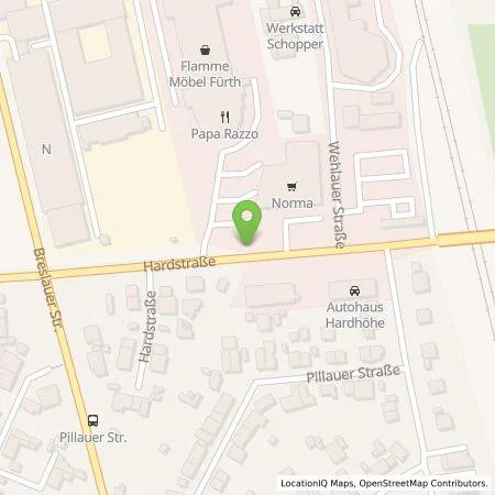 Standortübersicht der Tankstelle infra fürth service gmbh in 90766 Fürth