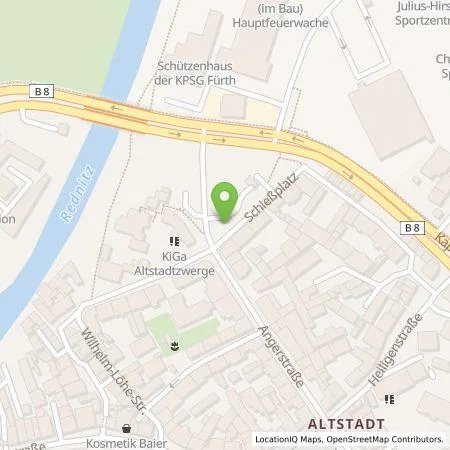 Standortübersicht der Tankstelle infra fürth service gmbh in 90762 Fürth