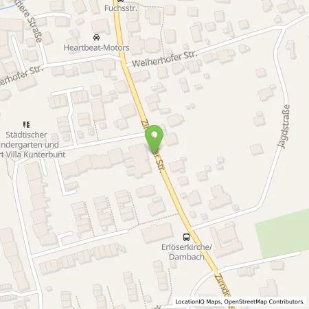 Standortübersicht der Tankstelle infra fürth service gmbh in 90768 Fürth