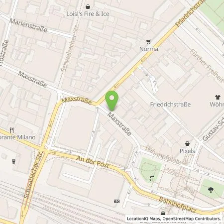 Standortübersicht der Tankstelle infra fürth service gmbh in 90762 Fürth