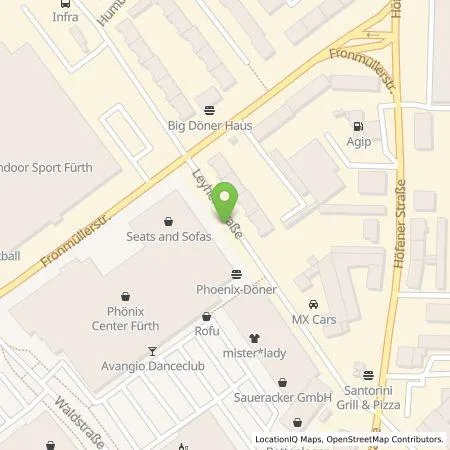 Standortübersicht der Tankstelle infra fürth service gmbh in 90763 Fürth