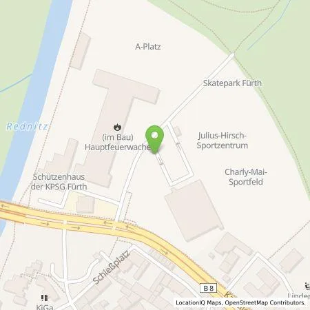 Standortübersicht der Tankstelle infra fürth service gmbh in 90762 Fürth