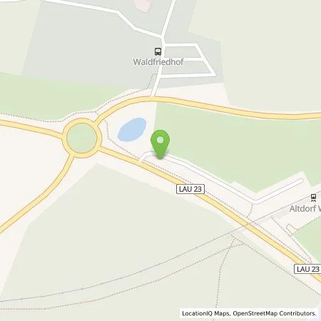 Standortübersicht der Tankstelle Stadtwerke Altdorf GmbH in 90518 Altdorf