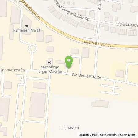 Standortübersicht der Tankstelle Stadtwerke Altdorf GmbH in 90518 Altdorf