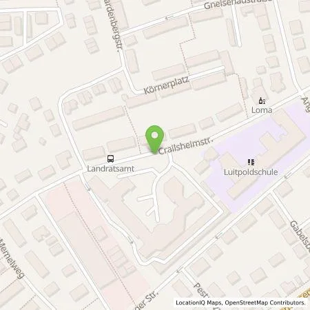 Standortübersicht der Tankstelle Ansbacher Bäder und Verkehrs GmbH in 91522 Ansbach