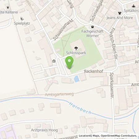 Standortübersicht der Tankstelle Stadtwerke Uffenheim in 97215 Uffenheim