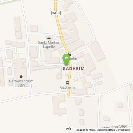 Standortübersicht der Tankstelle NEG Neue Energien Mainfranken GmbH in 97209 Veitshöchheim