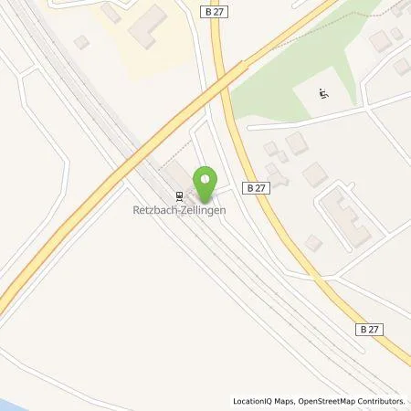 Standortübersicht der Tankstelle NEG Neue Energien Mainfranken GmbH in 97225 Zellingen (Retzbach)