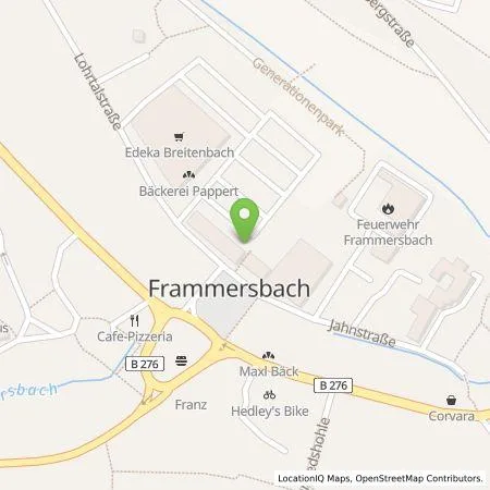 Standortübersicht der Tankstelle NEG Neue Energien Mainfranken GmbH in 97833 Frammersbach