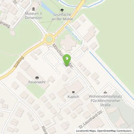 Standortübersicht der Tankstelle Stadtwerke Dinkelsbühl in 91550 Dinkelsbühl