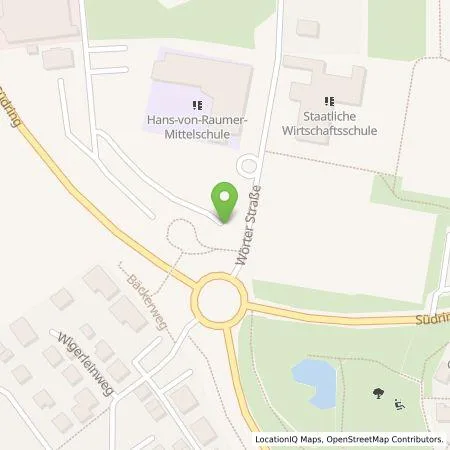 Standortübersicht der Tankstelle Stadtwerke Dinkelsbühl in 91550 Dinkelsbühl