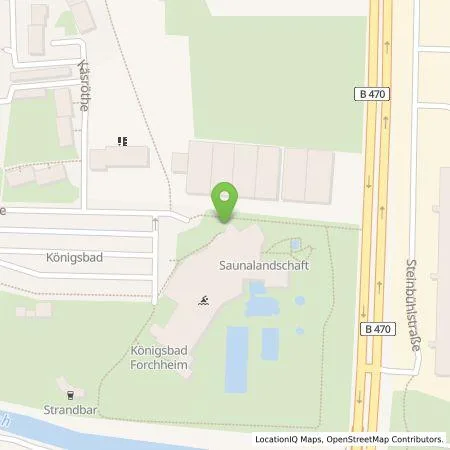 Standortübersicht der Tankstelle Stadtwerke Forchheim GmbH in 91301 Forchheim